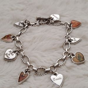 Brighton Inspirational Charm Bracelet NWOT!